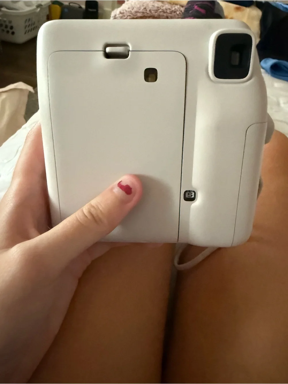 White Polaroid Camera